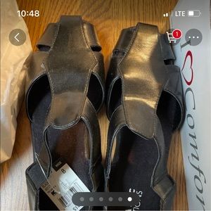 Size 8 wide sandals from Kmart